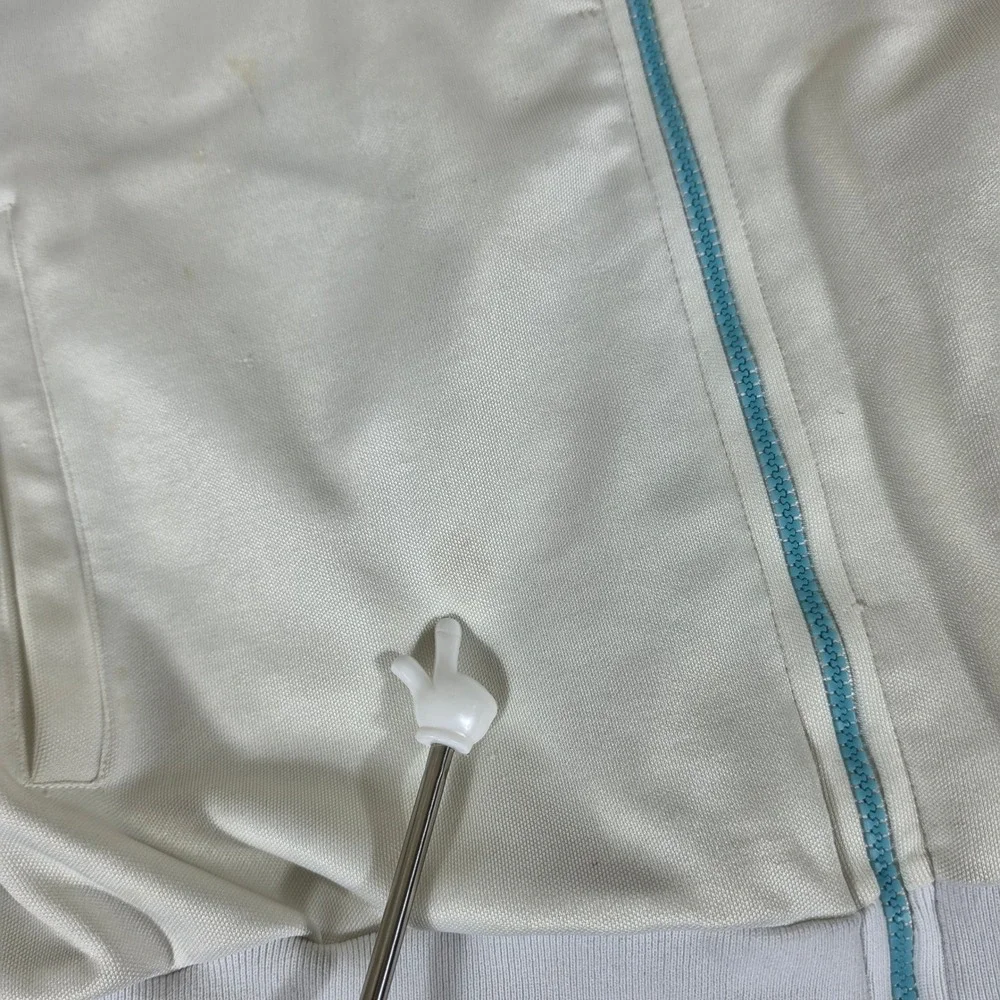 RARE 2007 Nintendo Wii Sports Promotional Graphic Zip Up Track Jacket Sz Large